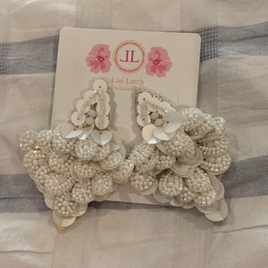 Lisi Lerch earrings - Quincy- white with regular posts